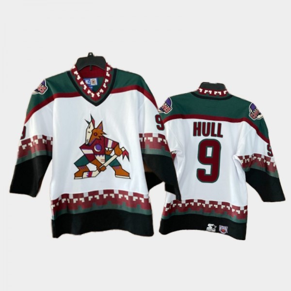 Howling Coyote Bobby Hull #9 Classic Kachina White Ring of Honor Jersey
