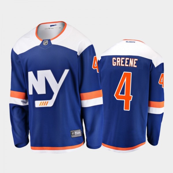Andy Greene New York Islanders Alternate Blue Brea...