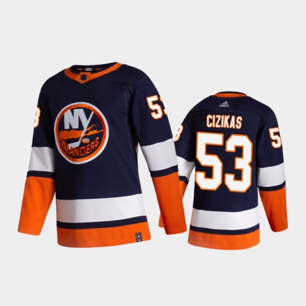 Men's New York Islanders Casey Cizikas #53 Reverse...