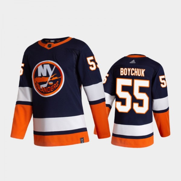 Men's New York Islanders Johnny Boychuk #55 Revers...