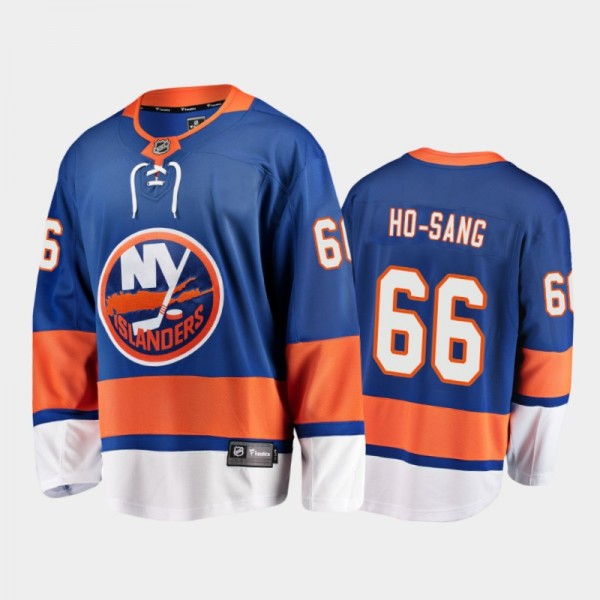 Men's New York Islanders Josh Ho-Sang #66 Home Blu...