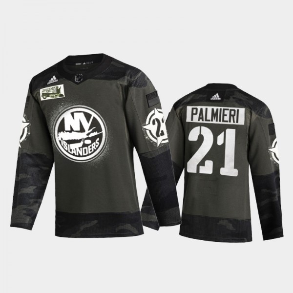 Men's New York Islanders Kyle Palmieri #21 2021 Mi...
