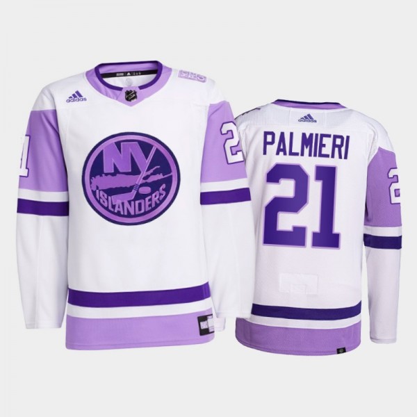 New York Islanders 2021 HockeyFightsCancer Kyle Pa...