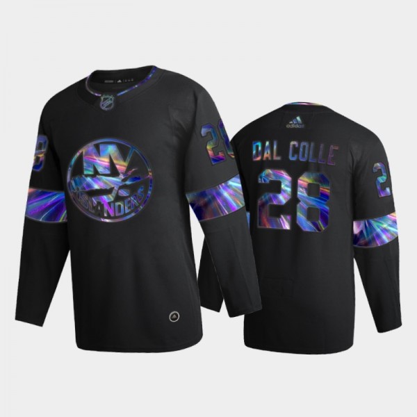 Men's New York Islanders Michael Dal Colle #28 Iri...