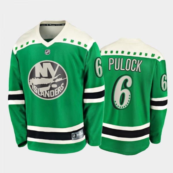 Men's New York Islanders Ryan Pulock #6 2021 St. P...