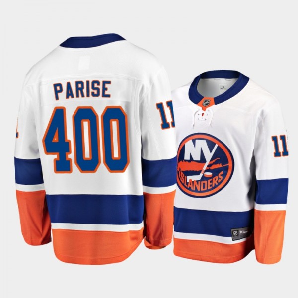 Zach Parise New York Islanders 400 Career Goals Wh...