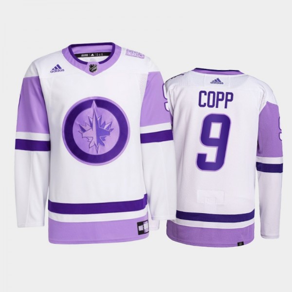 Andrew Copp #9 Winnipeg Jets 2021 HockeyFightsCanc...