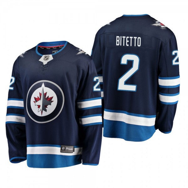 Winnipeg Jets Anthony Bitetto #2 Home Breakaway Pl...