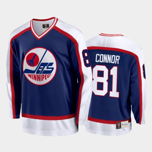 Kyle Connor Winnipeg Jets Vintage Blue Replica Jer...