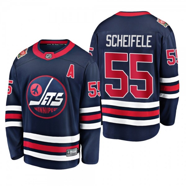 Winnipeg Jets Mark Scheifele #55 2019 Heritage Cla...