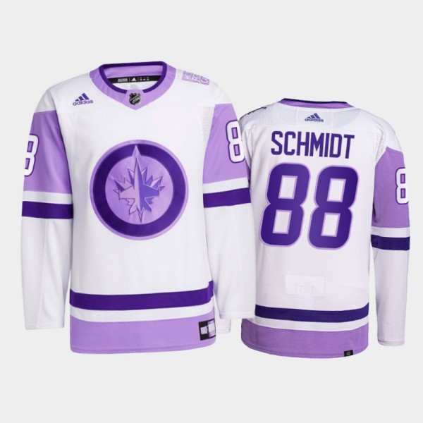 Nate Schmidt #88 Winnipeg Jets 2021 HockeyFightsCa...