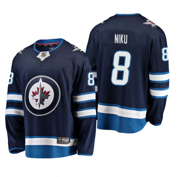 Winnipeg Jets Sami Niku #8 Home Breakaway Player N...
