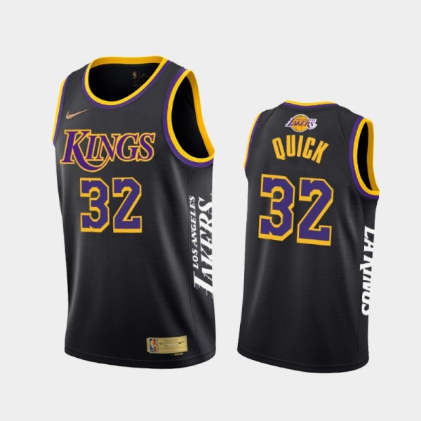 Kings Jonathan Quick #32 Lakers Night Black Hybrid...