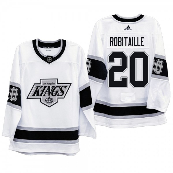 Kings #20 Luc Robitaille 90s Era Heritage White Je...