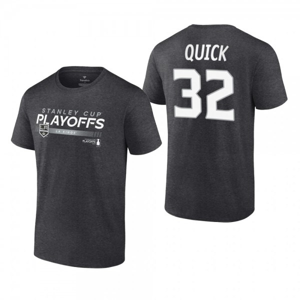 Jonathan Quick 2022 Stanley Cup Playoffs Charcoal ...