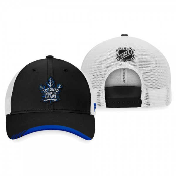 Maple Leafs Alternate Logo Black White Hat Authent...