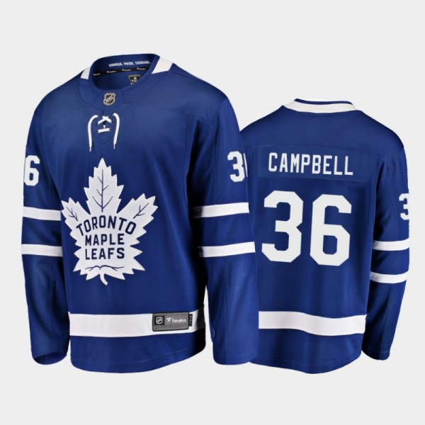 Men's Toronto Maple Leafs Jack Campbell #36 Home B...
