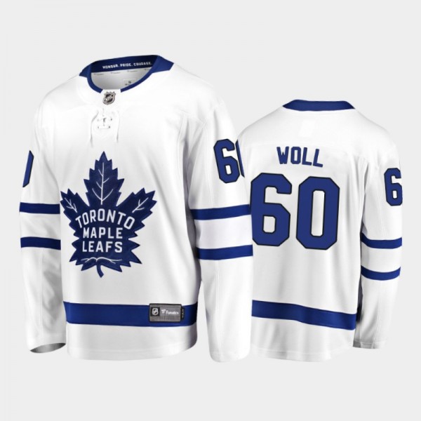 Toronto Maple Leafs #60 Joseph Woll White 2021-22 ...