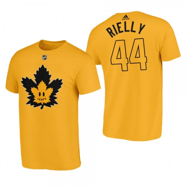 Men Toronto Maple Leafs Morgan Rielly #44 Flipside Gold T-Shirt
