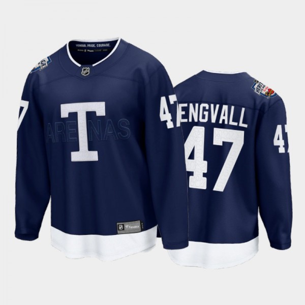 Maple Leafs Pierre Engvall #47 2022 Heritage Class...