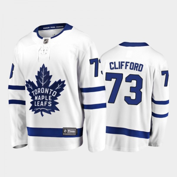 Kyle Clifford Toronto Maple Leafs Away White Playe...