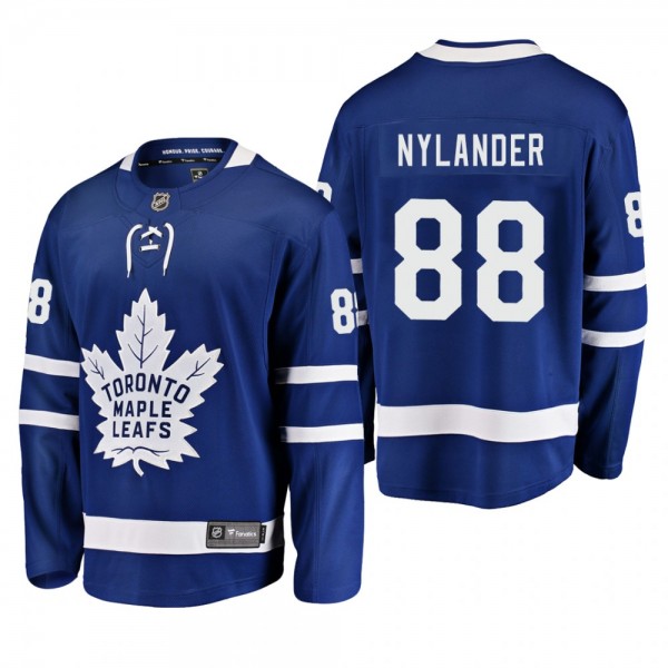 Toronto Maple Leafs William Nylander #88 Home Brea...