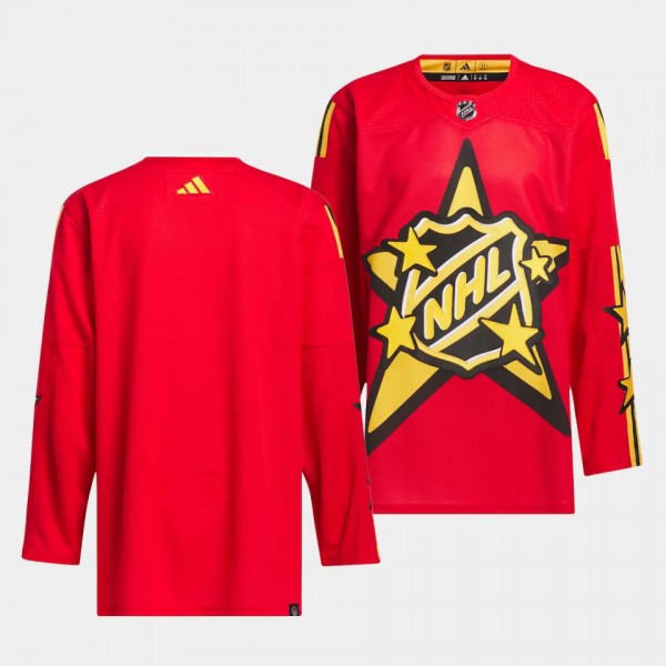 Men 2024 NHL All-Star Game drew house Red Jersey N...
