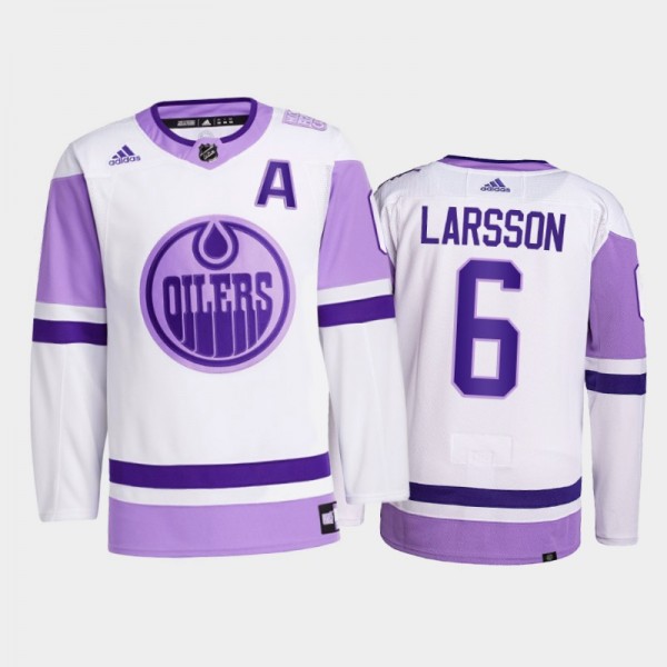 Adam Larsson #6 Edmonton Oilers 2021 HockeyFightsC...