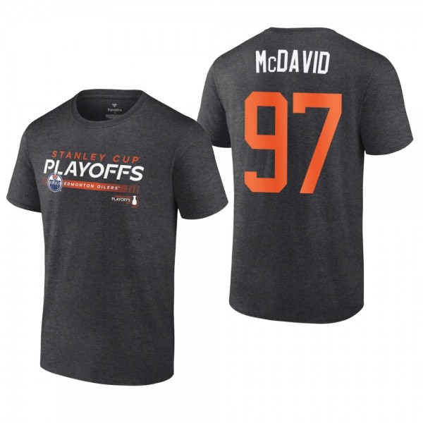 Connor McDavid 2022 Stanley Cup Playoffs Charcoal ...