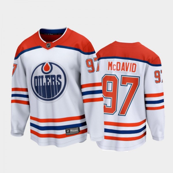 Men's Edmonton Oilers Connor McDavid #97 Reverse R...