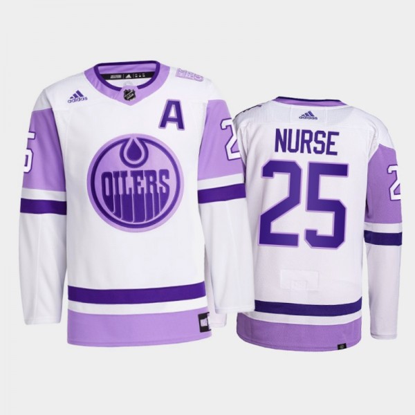 Darnell Nurse #25 Edmonton Oilers 2021 HockeyFight...