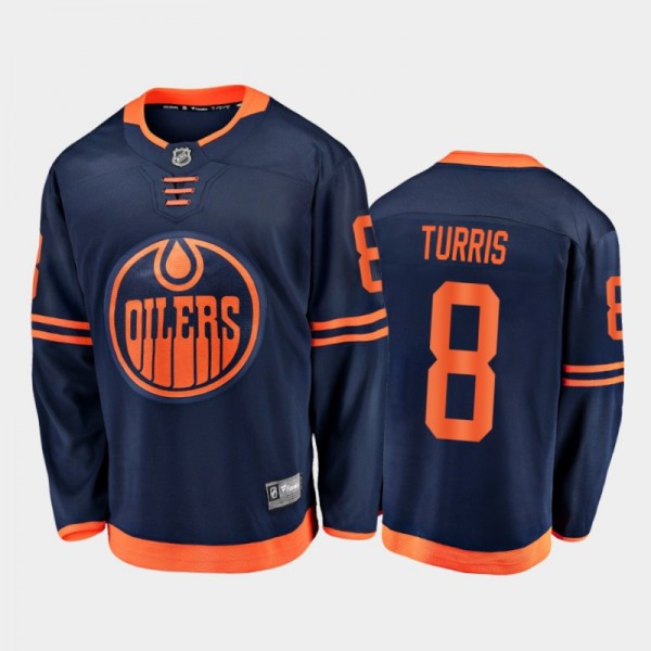 Edmonton Oilers Kyle Turris #8 Alternate Navy 2020...