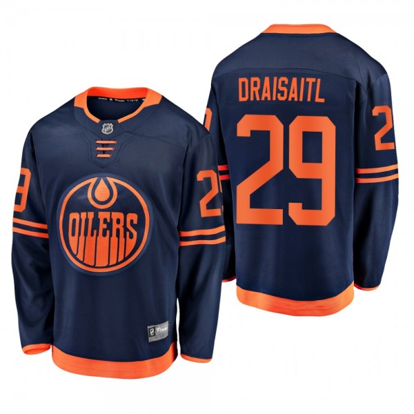 Edmonton Oilers Leon Draisaitl #29 Alternate Navy ...