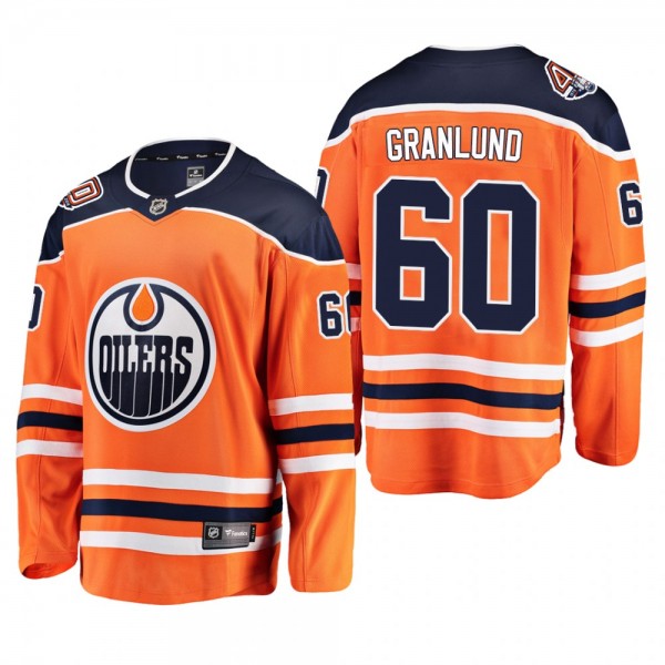 Edmonton Oilers Markus Granlund #60 Home Breakaway...