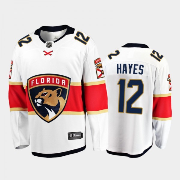 Panthers Jimmy Hayes #12 Away White Honor Broadway...