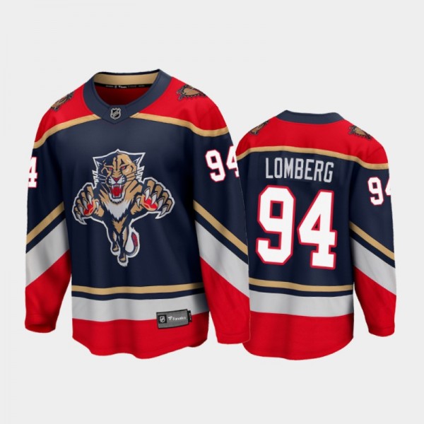 Men's Florida Panthers Ryan Lomberg #94 Special Edition Blue 2021 Jersey