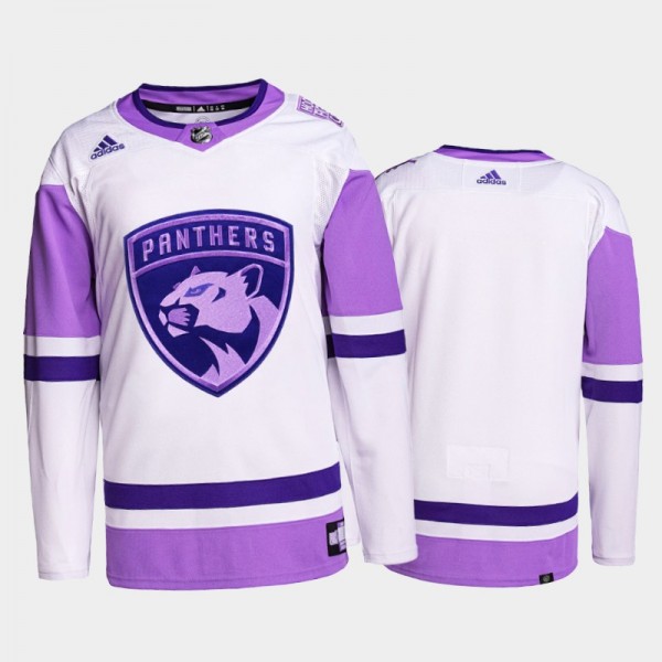Florida Panthers HockeyFightsCancer White Purple P...