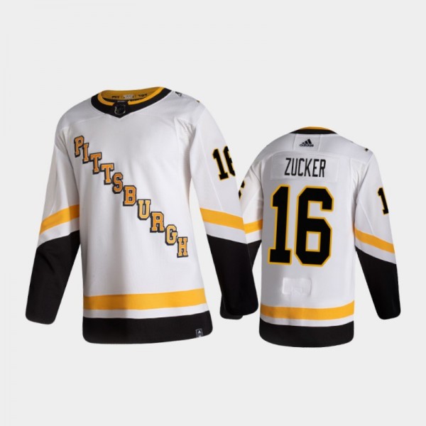 Men's Pittsburgh Penguins Jason Zucker #16 Reverse...
