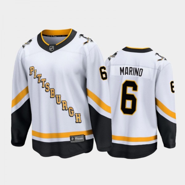 Men's Pittsburgh Penguins John Marino #6 Special E...