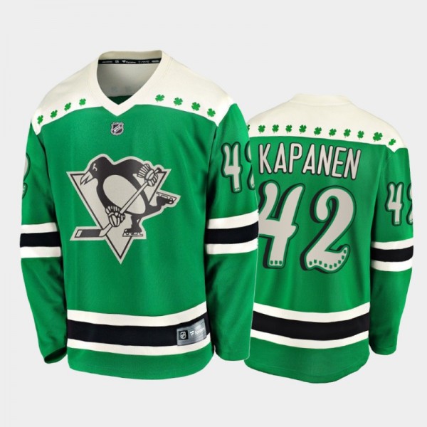 Men's Pittsburgh Penguins Kasperi Kapanen #42 2021...