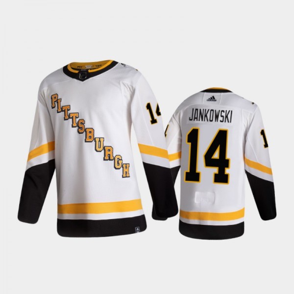 Men's Pittsburgh Penguins Mark Jankowski #14 Rever...