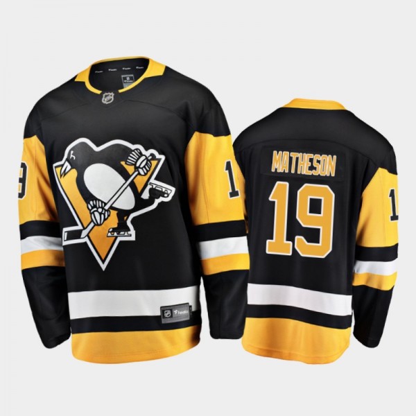 Pittsburgh Penguins Mike Matheson #19 Home Black B...