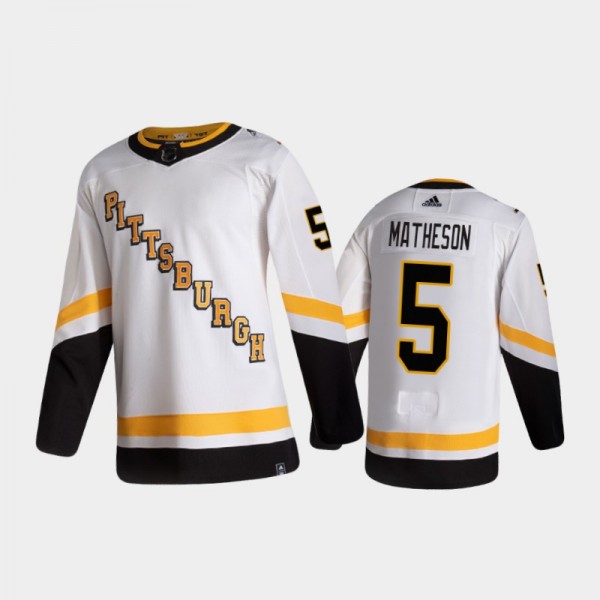 Men's Pittsburgh Penguins Mike Matheson #5 Reverse...