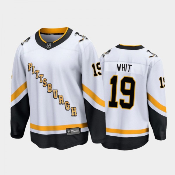 Men's Pittsburgh Penguins Ryan Whitney #19 Special Edition Retired Player Nikename White Jersey