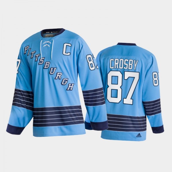 Penguins Sidney Crosby #87 Team Classics Blue Heri...