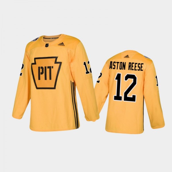 Men's Pittsburgh Penguins Zach Aston-Reese #12 Pra...