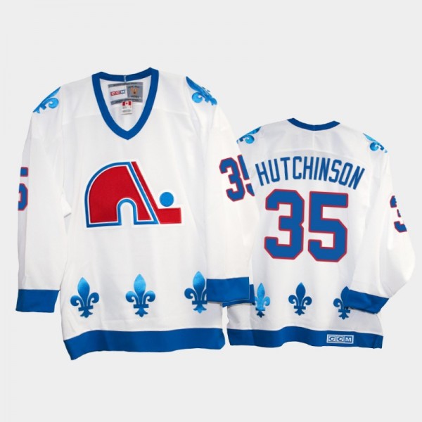 Michael Hutchinson #35 Quebec Nordiques Heritage V...