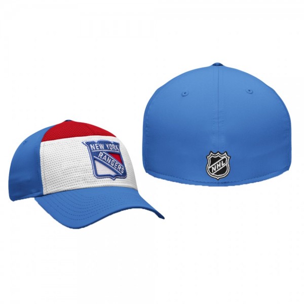 New York Rangers White Blue Breakaway Alternate Jersey Flex Hat