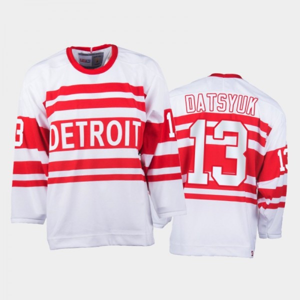 Detroit Red Wings Pavel Datsyuk #13 Heritage White...