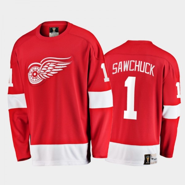 Terry Sawchuck Detroit Red Wings Retired Player Re...